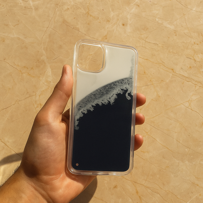 Luminous Liquid Glitter Sand Case for iPhone 15/16/14 Pro Max – Luxury Glow Quicksand Cover