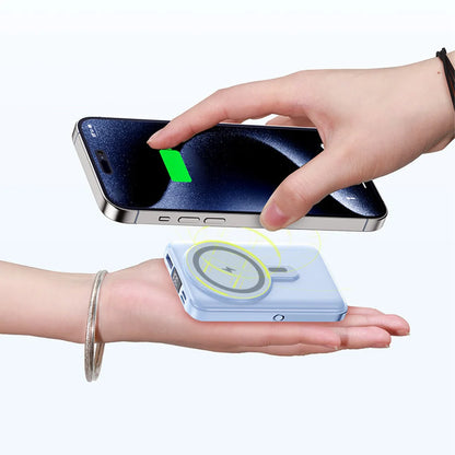10000mAh Magnetic Wireless Power Bank – Fast Charging Portable External Battery Stand for iPhone 16 & 15