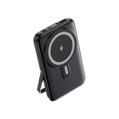 10000mAh Magnetic Wireless Power Bank – Fast Charging Portable External Battery Stand for iPhone 16 & 15