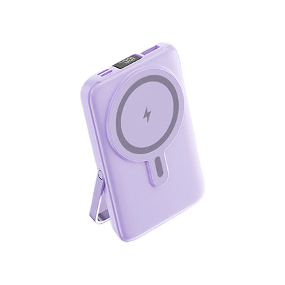 10000mAh Magnetic Wireless Power Bank – Fast Charging Portable External Battery Stand for iPhone 16 & 15